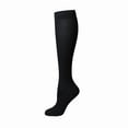 thumbnail image 3 of 6 Pairs Wide Calf Compression Socks for Women Men: Syphoria Wide Calf 15-20 mmHg Circulation Compression Stockings Support for Running, Travel, Cycling, 3 of 5