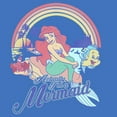thumbnail image 2 of Men's The Little Mermaid Ariel Actually I'm a Mermaid Rainbow Pull Over Hoodie, 2 of 4