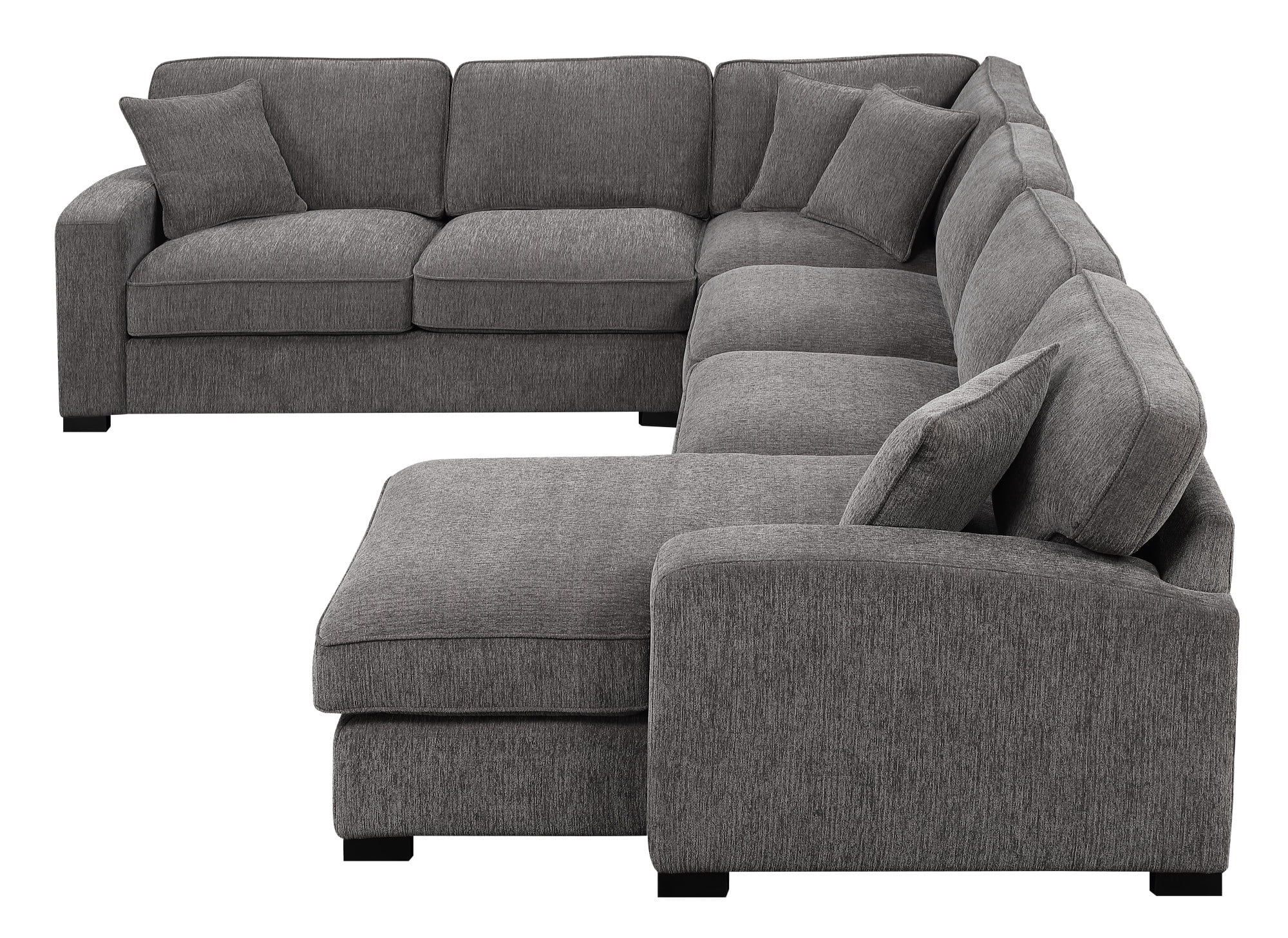 Emerald Home Repose Gray Sectional 