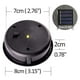 thumbnail image 3 of Luz Solar, 1 Pieza De Luz Solar Con Bombilla LED, Luz Solar Con Paneles Solares, Cubierta De Luz De Panel Solar Superior De Repuesto, Luz De Repuesto Para Bombilla Colgante Al, 3 of 8