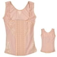 thumbnail image 1 of Women Waist Trainer, Multifunctional Row-buckle Design Nylon Open Bust Bodysuit  for Body Shaping Skin Color, 1 of 7