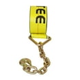 thumbnail image 3 of 4"x30' Winch Straps w/chain, Flatbed tie down straps WLL 5400 lbs (10 Pack), 3 of 6