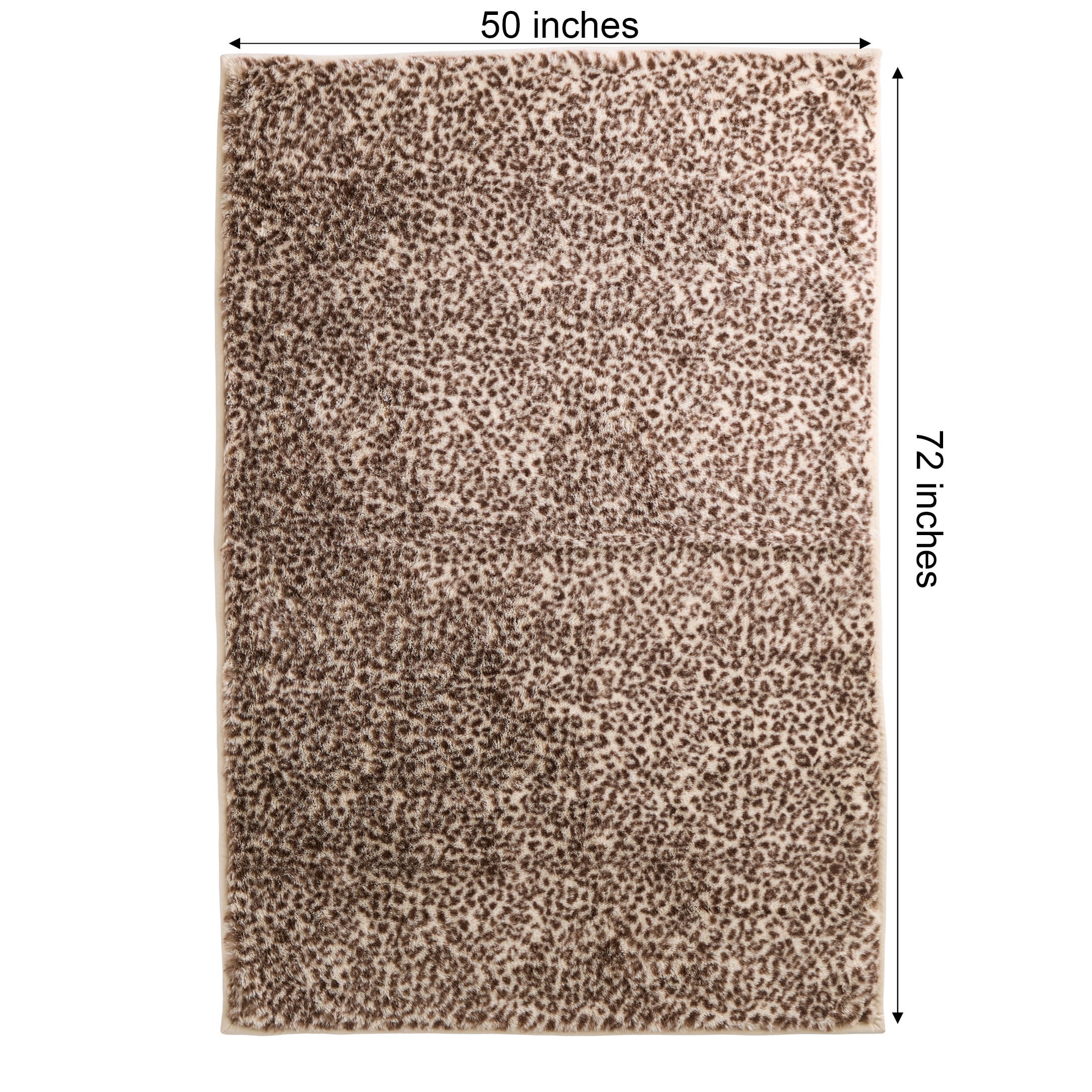Better Homes & Gardens Leopard Faux Fur Throw, 50 in x 72 in
