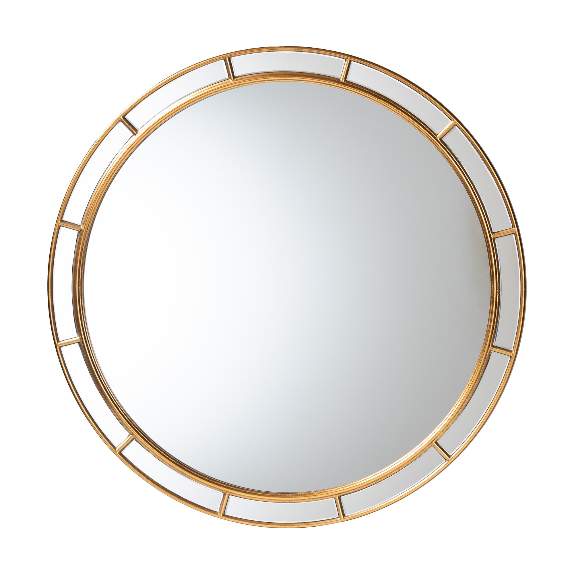 Baxton Studio Ulvi Vintage Mirror, Antique Goldleaf