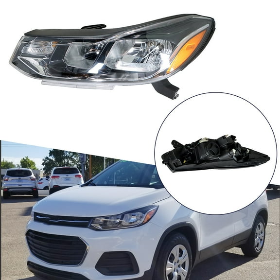 Replacement for 2017 2018 2019 Chevy Trax LS/LT/Premier Factory Halogen Type Headlight Left Driver Side Headlamp