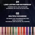 thumbnail image 3 of Lipstick Bekoeen Halloween Matte Lipstick Liquid Lipstick Kit x4, 3 of 8