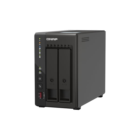 NAS de sobremesa QNAP TS-253E-8G-US 2 bahías Intel Celeron con 8 GB de RAM