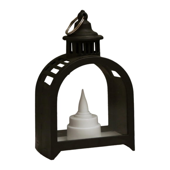 Linterna de vela Vintage, linterna decorativa colgante, accesorios de centro de mesa, pequeña linterna colgante para exteriores para decoración de Negro CUTICAT Linterna de vela
