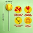 thumbnail image 4 of Softball Lollipops, Sports Team Party Favors, Individually Wrapped, Pack of 24, 10.16 Ounces, 4 of 7