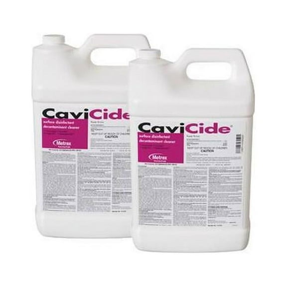 Metrex 13-1025 CaviCide Surface Disinfectant Decontaminant 2.5 Gallon Bottle 2/Pk