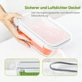 thumbnail image 3 of Glass Meal Prep Containers, 3PCS 1040 Ml Bpa-Free Leakproof Snap Lock Lids, Dishwasher Safe Microwave Safe Freezer Safe For Home And Office Use, 3 of 5