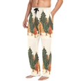 thumbnail image 2 of FORMRS Mens Pajama Pants with Pockets Soft Cotton Sleepwear Lounge Bottoms, Sizes S-2XL, Brown Christmas Trees, 2 of 7