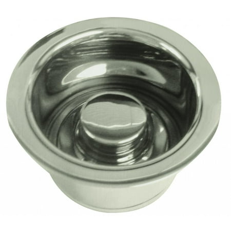 

Westbrass InSinkErator Style Extra-Deep Disposal Flange and Stopper D2082 in Satin Nickel