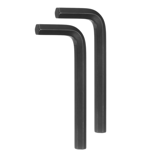 Uxcell 2 piezas Llave Allen 9mm Llave Hexagonal en L Métrica Herramientas de Reparación de Acero de Vanadio Cromado, Negro