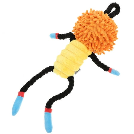 PAMINGONO Squeaky Dog Chew Toy Multi Plush 1 Set 8.7x3.9x14.2in