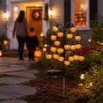 thumbnail image 5 of 1 Pack Halloween Solar Lights Outdoor, Pumpkin Solar Lights Outdoor, Halloween Decorations Outdoor Lights for Yard Lawn Garden, Solar Stake Lights Outdoor, Holiday Decor,, 5 of 7