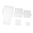 thumbnail image 2 of 6 piezas Buffet Buffet Wantrip Soport Shelf Box Acrílico Pantalla de exhibición de alimentos transparentes Pantalla para fiestas de dulces Catering, 2 of 10