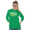 thumbnail image 4 of Oregon OR Distressed Student Long Sleeve TShirt Men Women Brisco Brands S, 4 of 6