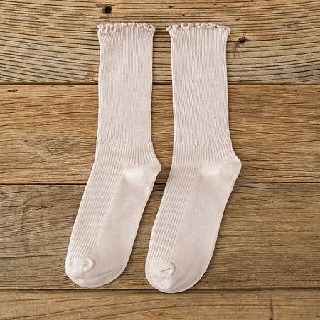 

Summer Breathable Woman Socks Solid Black White Harajuku Retro Streetwear Sock for Japanese Kawaii Girls Cute Sock Gifts