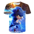 thumbnail image 3 of Camiseta Kawaii Super Sonic, camiseta de manga corta con dibujos animados de juego para niños y niñas, camiseta Harajuku, camisetas para niños, camisetas divertidas, ropa para niños, 3 of 5
