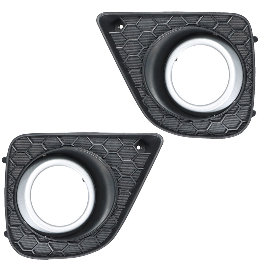 munirater 2Pcs Fog Lights Assembly Replacement for 2013-2015 Honda Accord Coupe Clear Lens with Bulbs and Bezels Driving Fog Light Left+Right Side