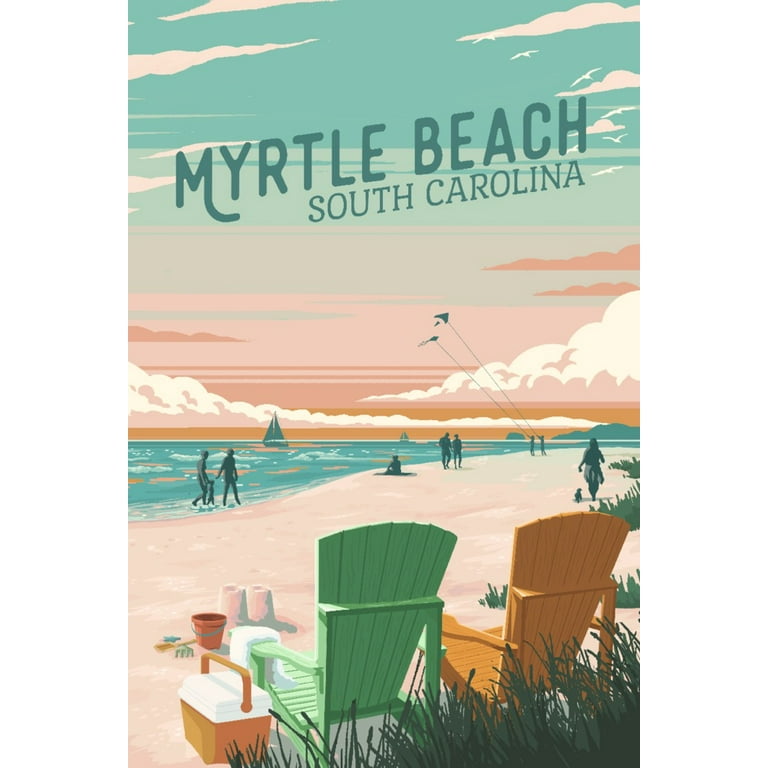 SOUTH BEACH MIAMI FLORIDA Wall Art Vacation Print Beach Print Poster