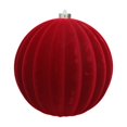thumbnail image 2 of Christmas Ornaments, 15cm Christmas Flocking Ball Ornament, Christmas Gifts, Christmas Ball, for Xmas Tree, Home, Party, Holiday Christmas Decorations, 2 of 6