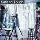 thumbnail image 5 of Luces de cortina Ollny Christmas, 300 LED, 3 x 3 m, para exteriores, color blanco, 5 of 9