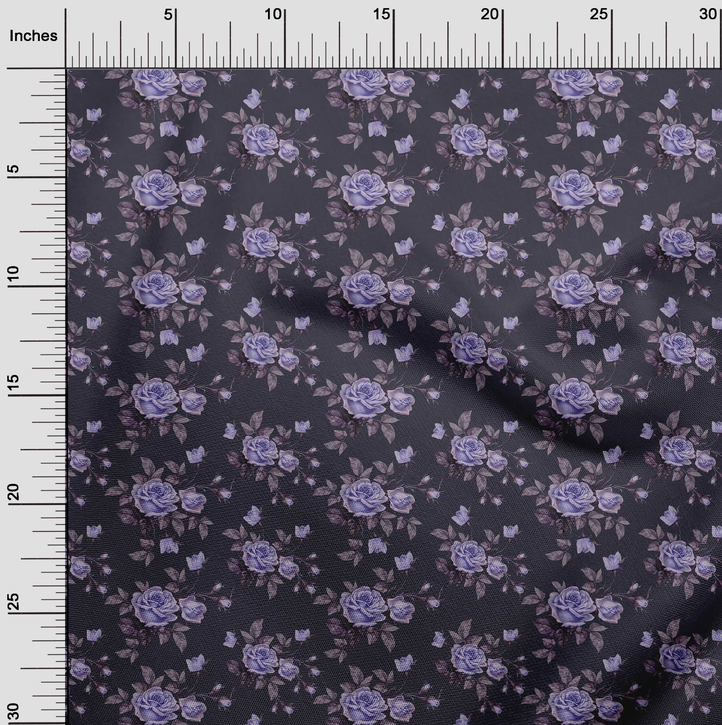 oneOone Cotton Jersey Lavender Fabric Floral Diy Clothing Quilting Fabric Print Fabric By Yard 58 Inch Wide