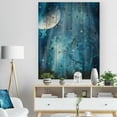 thumbnail image 3 of Design Art - Grande Lune dans une Forêt Bleue, 3 of 5