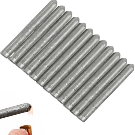 Aluminum Welding Rods, Low Temperature Powder Cored Welding Rods, Easy Melt Brazing Rods for Metal Repair, Stainless Steel, Aluminum, Copper and DIY Welding