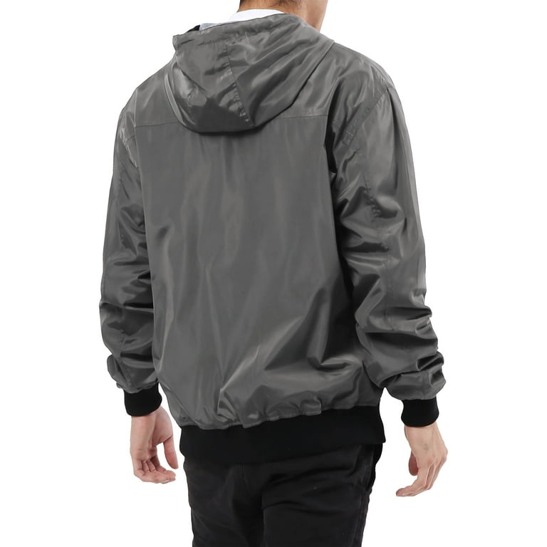 Ma Croix Men's Lightweight Windbreaker Hooded Winter Jacket Ma Croix Men's Lightweight Windbreaker Hooded Winter Jacket
