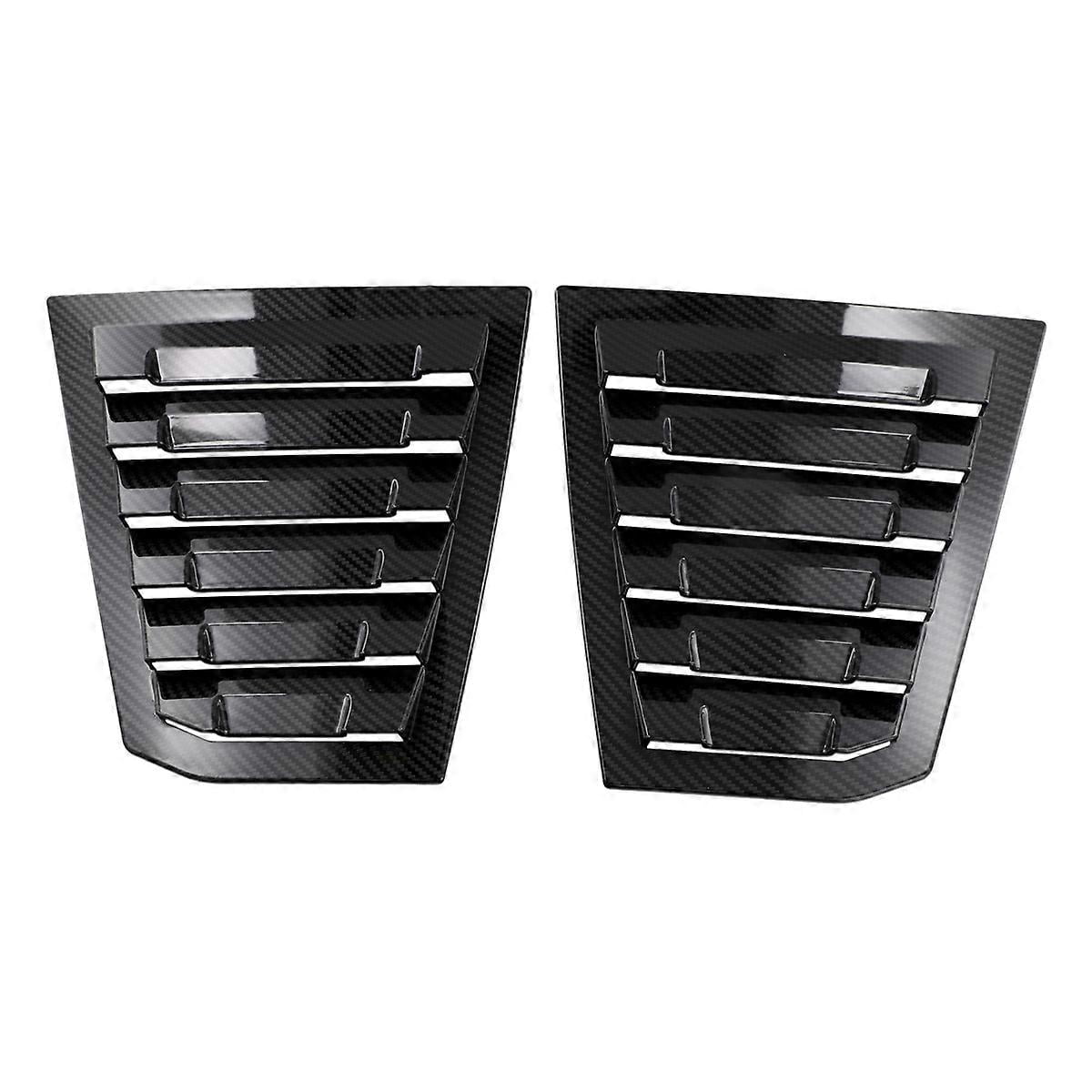 Car Carbon Fiber rear shutter cover vent trim cover for | Walmart en línea