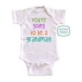 thumbnail image 4 of You're going to be a grandma!!! wallsparks cute & funny - baby one piece bodysuit Surprise baby birth pregnancy announcement - Baby Shower Gift - White Newborn Size (0-3 Mos), 4 of 5