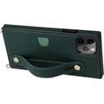 thumbnail image 4 of for iPhone 11 Pro Max Wallet Case for Women,Removable Adjustable Strap Crossbody Card Holders Cover Neck Strap Lanyard Purse Shoulder Strap Kickstand Purse Case for iPhone 11 Pro Max KB Green, 4 of 7