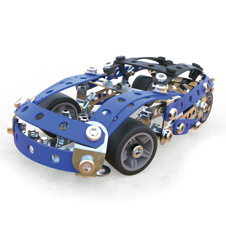Meccano Erector by, 5 Model Building Set - Race Cars, STEM