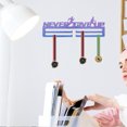 thumbnail image 3 of CSChome Medal Display Shelf Double Layer Display Shelf Rounded Corners Non Deforming Thickened for Badminton Football Basketball Household Hanging Holder, 3 of 7