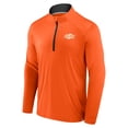 thumbnail image 2 of Men's Fanatics Orange Oklahoma State Cowboys Fundamental Defender Quarter-Zip Jacket, 2 of 3