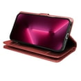 thumbnail image 5 of iphone 16 Pro Max Phone Case, Leather Wallet Case for Apple iphone 16 Pro Max, Ebizware Credit Card Cash Holder Folio Flip [Detachable] Kickstand Magnetic Cover & Lanyard for Women Men [Wine Red], 5 of 6
