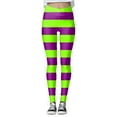 thumbnail image 5 of Wangmeiwg Leggings Women's Comfortable Sports Tights Carnival Printed Color Block Pants Soft Elastic Tights Womens Workout Top, 5 of 5