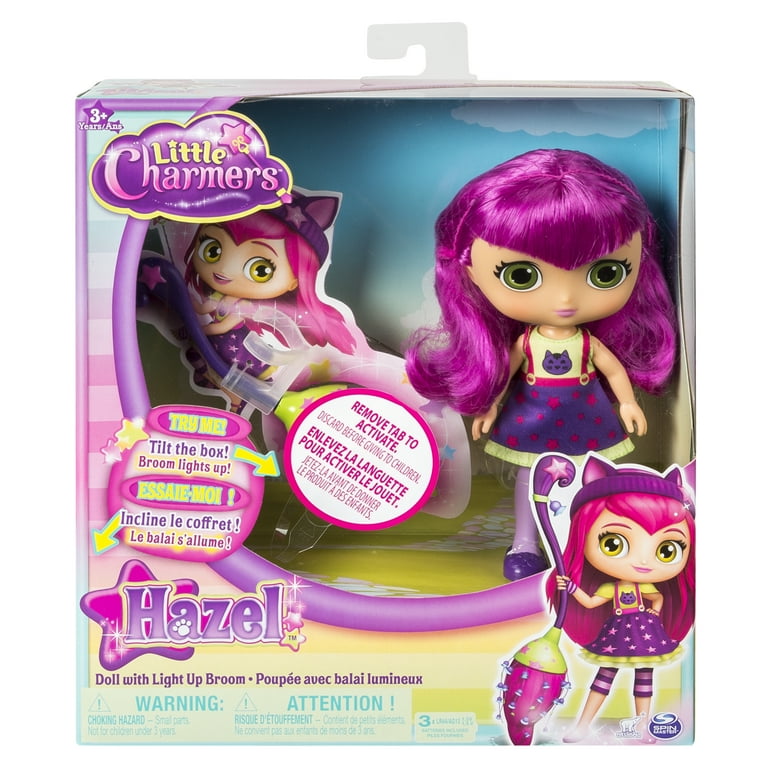 Little Charmers 8 Hazel Doll with Light Up Broom