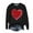 A-Black, variant on Sweatshirts for Women Plus Size Valentines Day Printed Tops Fleece Lined Long Sleeve Shirts Fashion Clothes