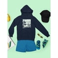 thumbnail image 3 of Life's A Beach - Vintage Palm Tree Emoji Youth's Hoodie, 3 of 4
