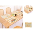 thumbnail image 1 of Placemat Non-slip Good Heat Insulation Thick Autumn Pumpkin Maple Leaf Dining Table Place Mat for Thanksgiving Day, 1 of 8