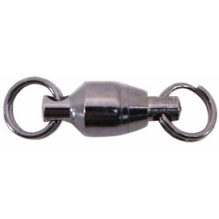 SPRO Fishing Ball Bearing Swivel, Black, Split Ring, Size 5, 3 Pack ...