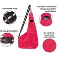 thumbnail image 2 of LUXMO Small Dog Pet Cat Sling Carrier Bag Adjustable Hands-free Dog Travel Bag Pet Carrier Bag, 2 of 6