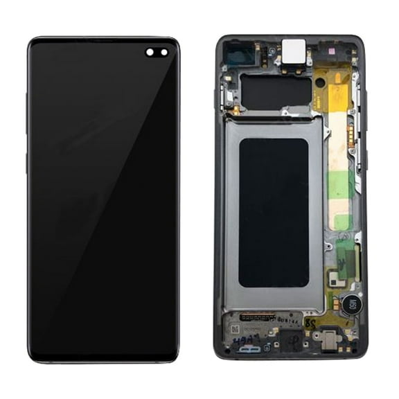 Replacement OLED Assembly With Frame For Samsung Galaxy S10 Plus (Service Pack)- Black