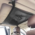 thumbnail image 1 of CNKOO 31.5 x 21.2in Car Ceiling Cargo Net Double-layer Car Mesh Bag Strong Load-bearing Adjustable Cargo Storage Net with 4 Buckles for Most Cars SUVs Trucks, 1 of 10