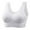 White, variant on AJZIOJIRO Women's Comfort Workout Sports Bra S-6XL Low-Impact Activity Sleep Bras