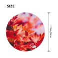 thumbnail image 3 of Disketp Autumn Maple Leaves Small Mouse Pad 7.9x7.9 Inches,Washable Round Mousepad For Office Laptop Computer,Non-Slip Rubber Base Mouse Pads For Wireless Mouse, 3 of 9